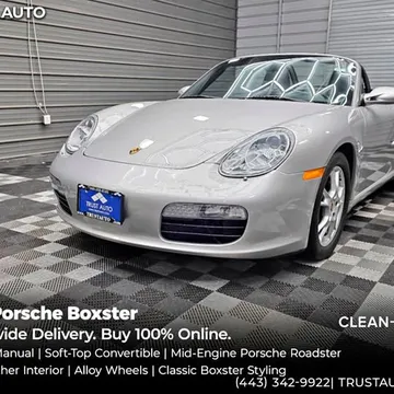 2005 Porsche Boxster Soft-Top 5-Speed Manual Convertible