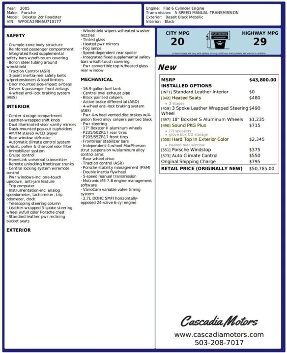 2005 Porsche 986 Boxster - Image 3 of 20