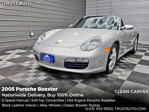 2005 Porsche Boxster Soft-Top 5-Speed Manual Convertible