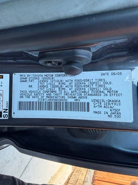 2005 Toyota 4Runner 4th Gen - Image 21 of 21