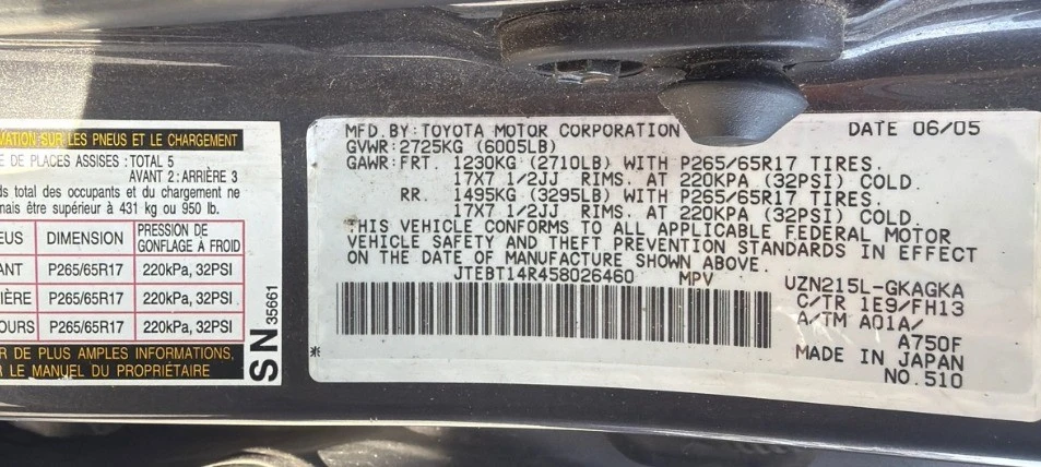 2005 Toyota 4Runner 4th Gen - Image 10 of 21