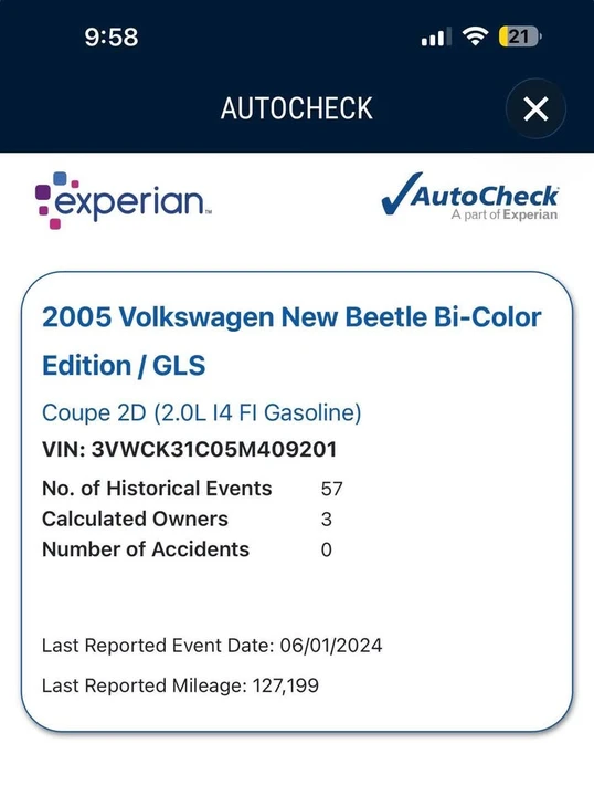2005 Volkswagen New Beetle - Image 10 of 10