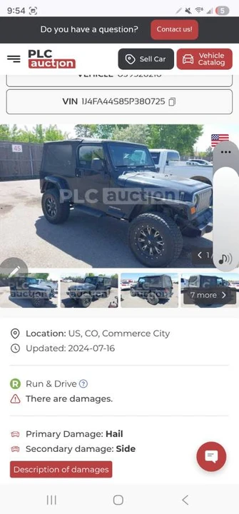 2005 Jeep TJ Wrangler - Image 20 of 22