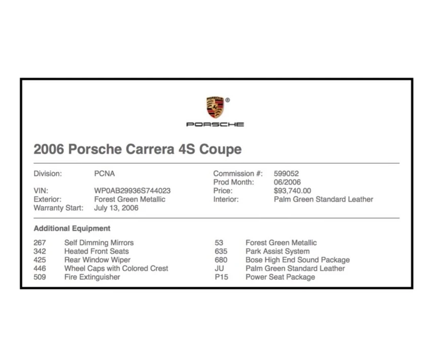2006 Porsche 997 Carrera 4S - Image 10 of 10