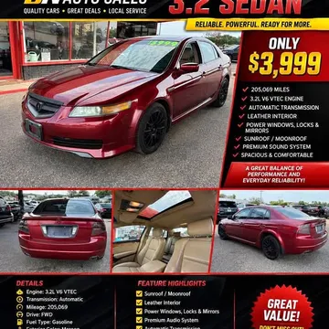 2006 Acura TL 3.2 Sedan 4D