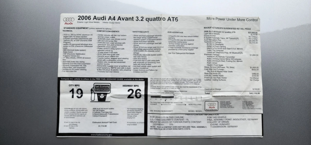 2006 Audi B7 A4 - Image 12 of 12