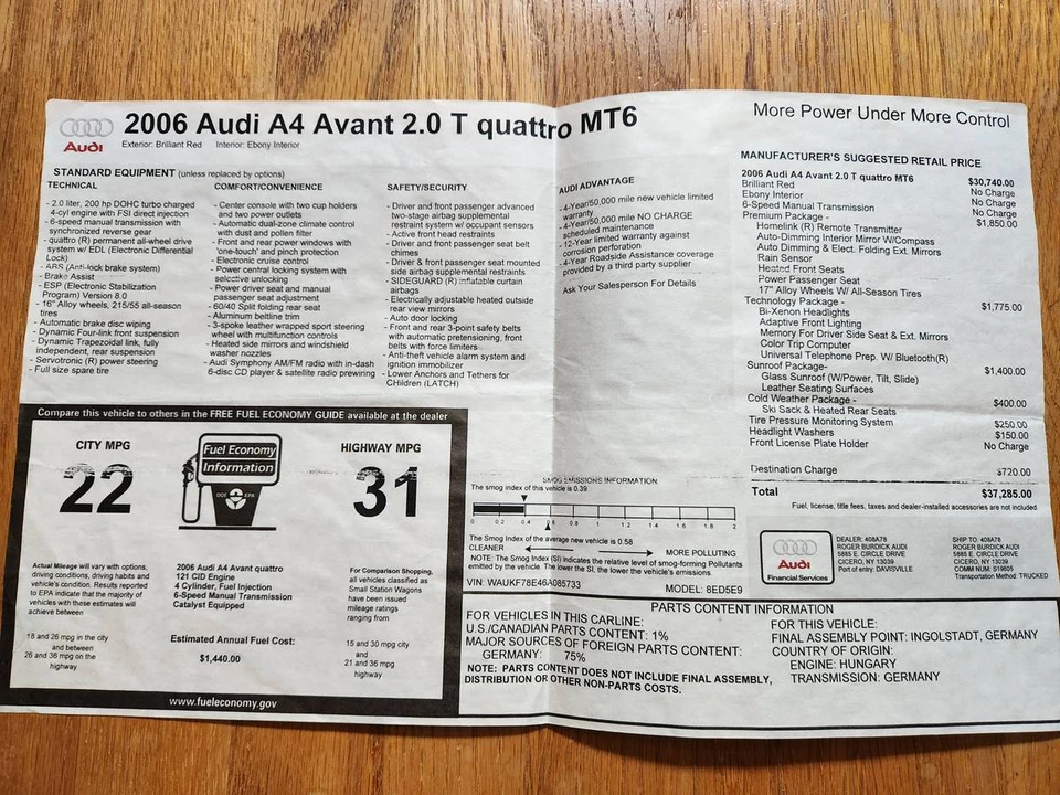 2006 Audi B7 A4 - Image 15 of 23