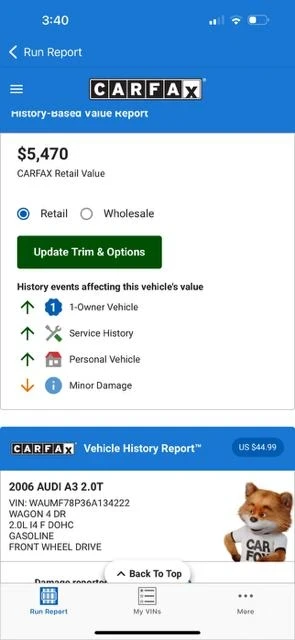 2006 Audi 8P A3 - Image 2 of 20