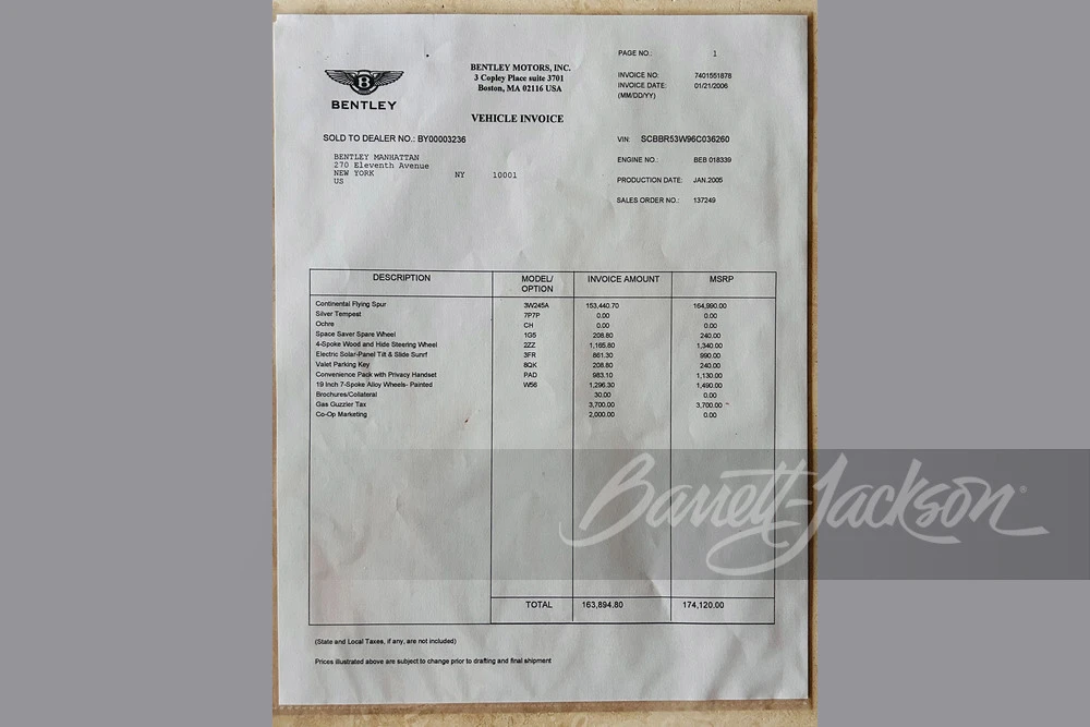 2006 Bentley Continental Flying Spur - Image 20 of 29