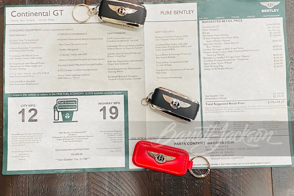 2006 Bentley Continental GT 1st Gen - Image 5 of 10