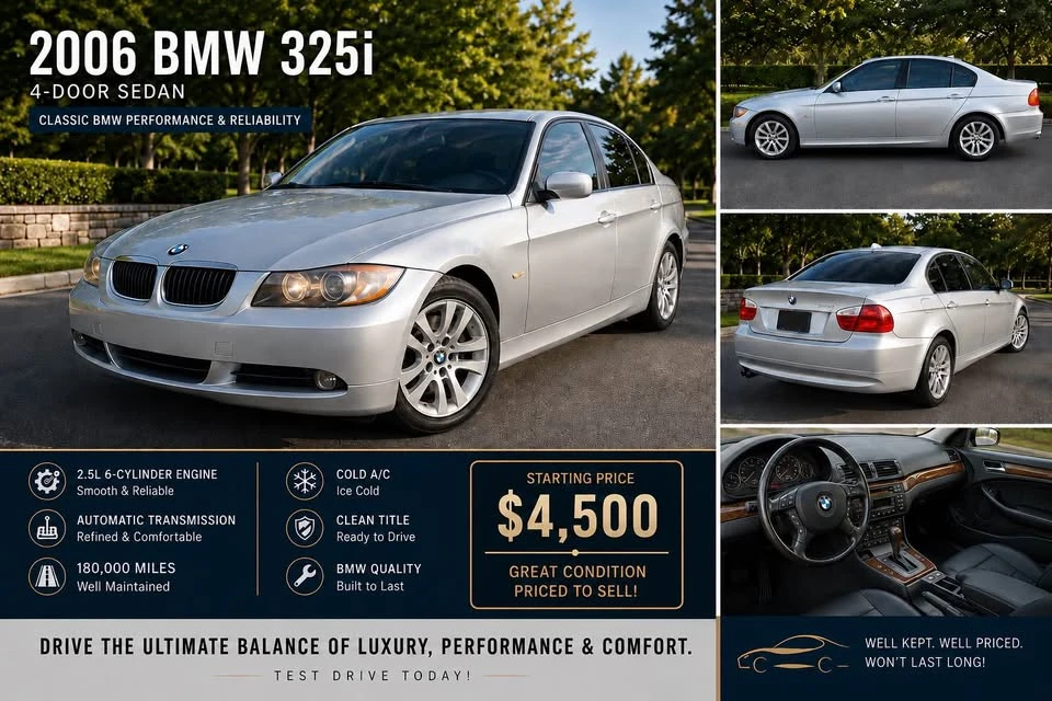 2006 BMW E90 3 Series Sedan - Image 5 of 5