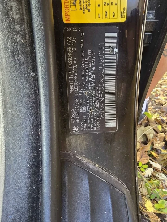 2006 BMW E60 5 Series Sedan - Image 7 of 8