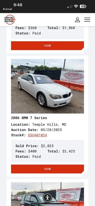 2006 BMW E65/E66 750i & 760i Sedan - Image 4 of 7