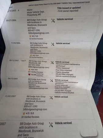 2006 BMW E65/E66 750i & 760i Sedan - Image 18 of 21