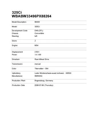 2006 BMW E46 3 Series - Image 17 of 18