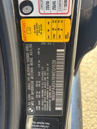 2006 BMW E83 X3 - Image 11 of 12