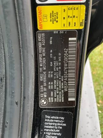 2006 BMW E83 X3 - Image 4 of 5