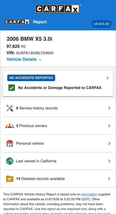2006 BMW E53 X5 - Image 12 of 14