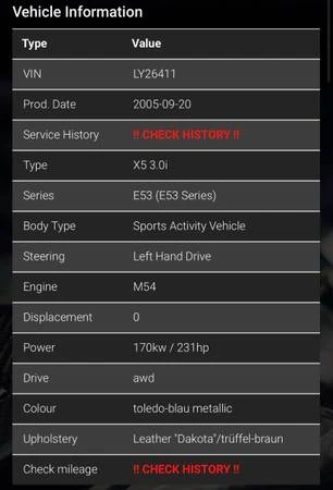 2006 BMW E53 X5 - Image 19 of 21