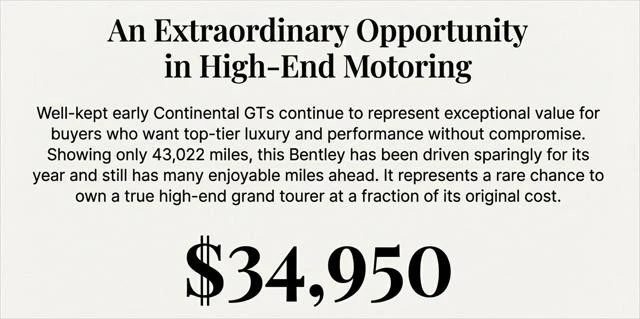 2006 Bentley Continental GT 1st Gen - Image 14 of 27
