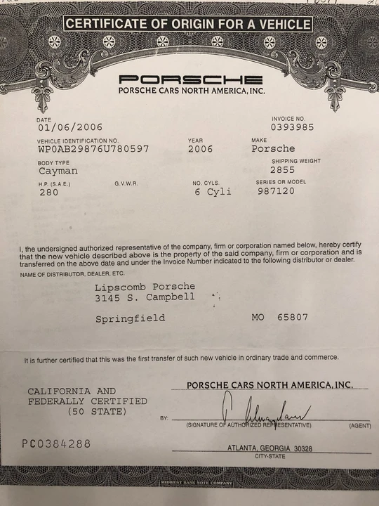 2006 Porsche 987 Cayman S - Image 2 of 31