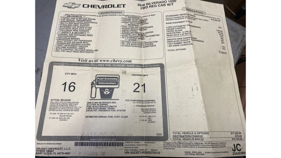 2006 Chevrolet Silverado 1st Gen - Image 14 of 14