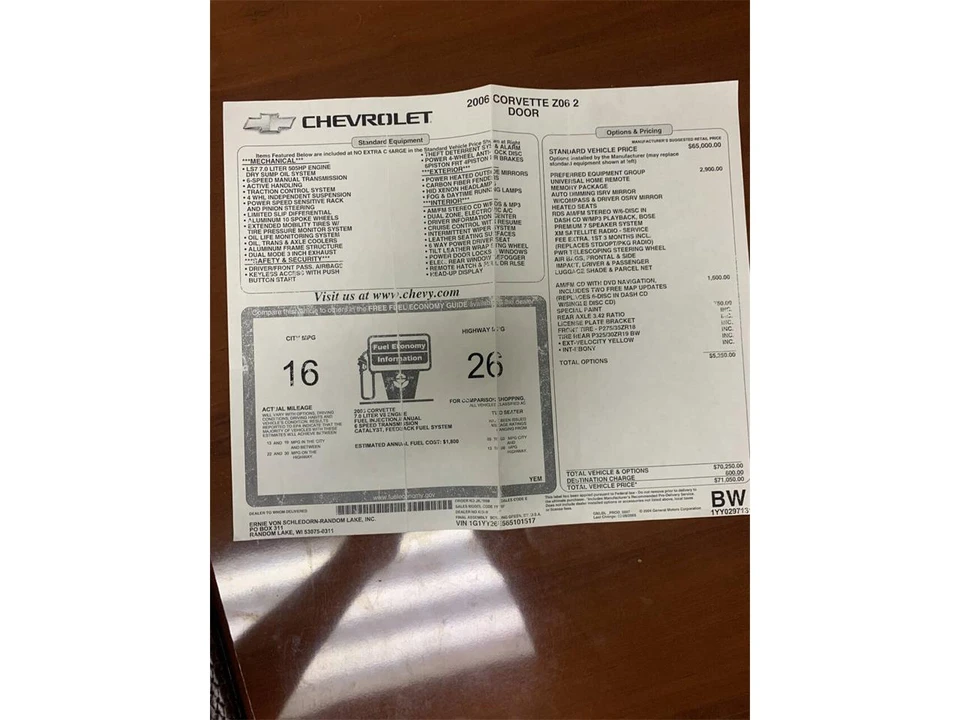 2006 Chevrolet Corvette C6 - Image 22 of 22
