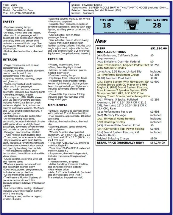 2006 Chevrolet Corvette C6 - Image 20 of 20