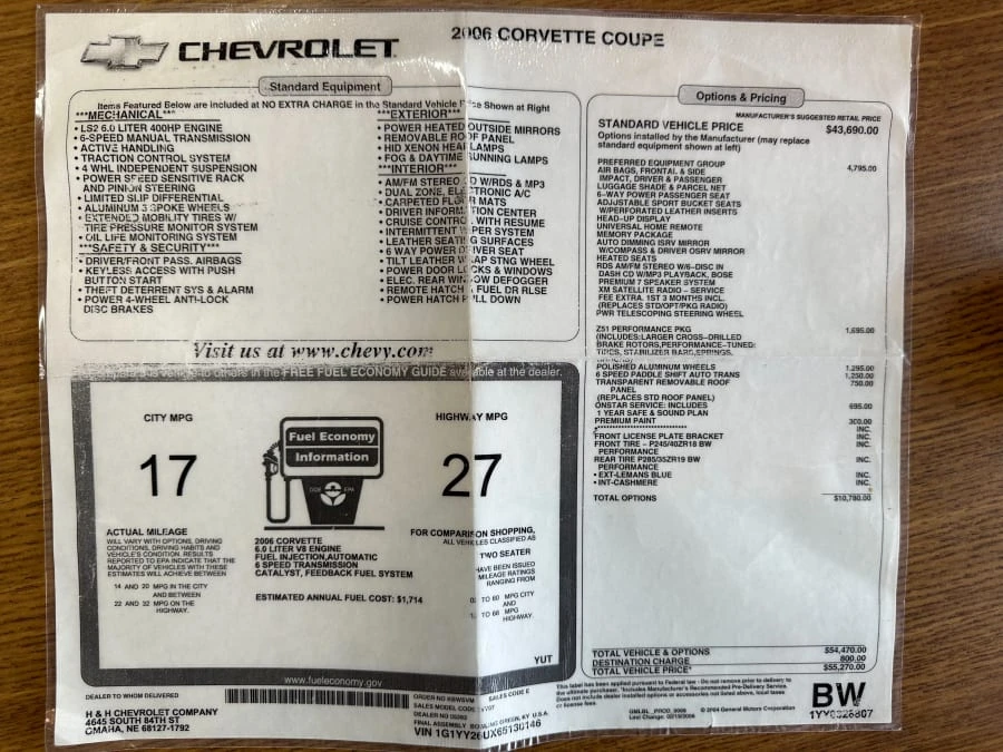 2006 Chevrolet Corvette C6 - Image 12 of 12