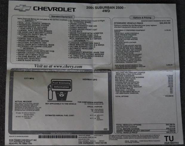 2006 Chevrolet Suburban 9th Gen - Image 8 of 8