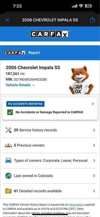 2006 Chevrolet Impala 9th Gen - Image 7 of 7