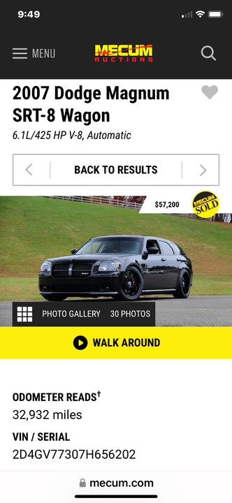 2006 Dodge Magnum 2nd Gen Wagon - Image 4 of 19