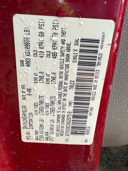 2006 Dodge Ram 3rd Gen - Image 16 of 16