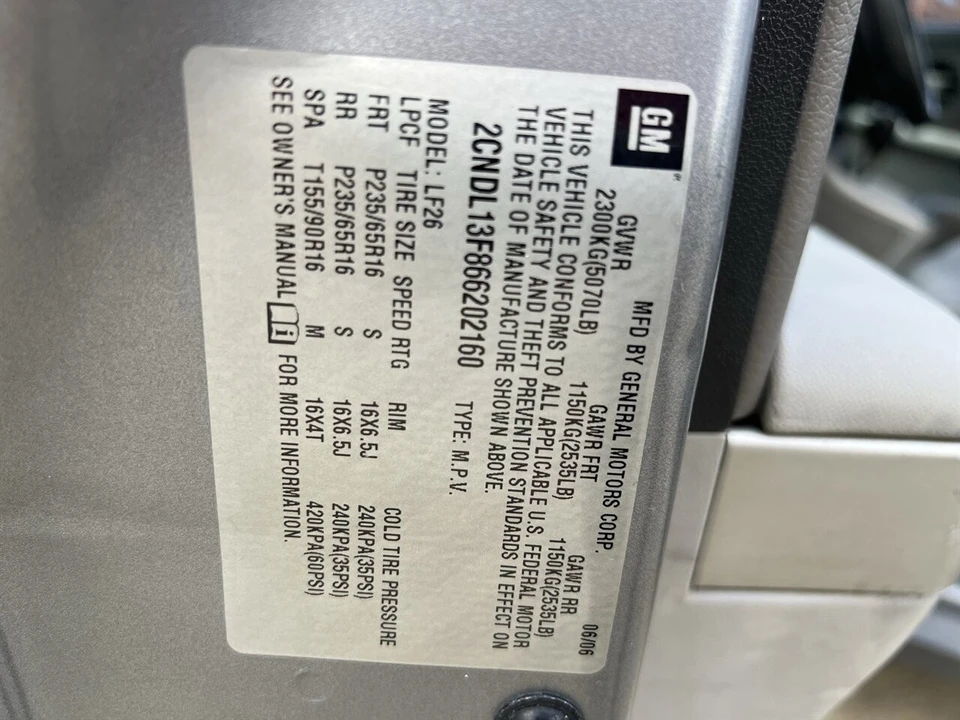 2006 Chevrolet Equinox - Image 20 of 21