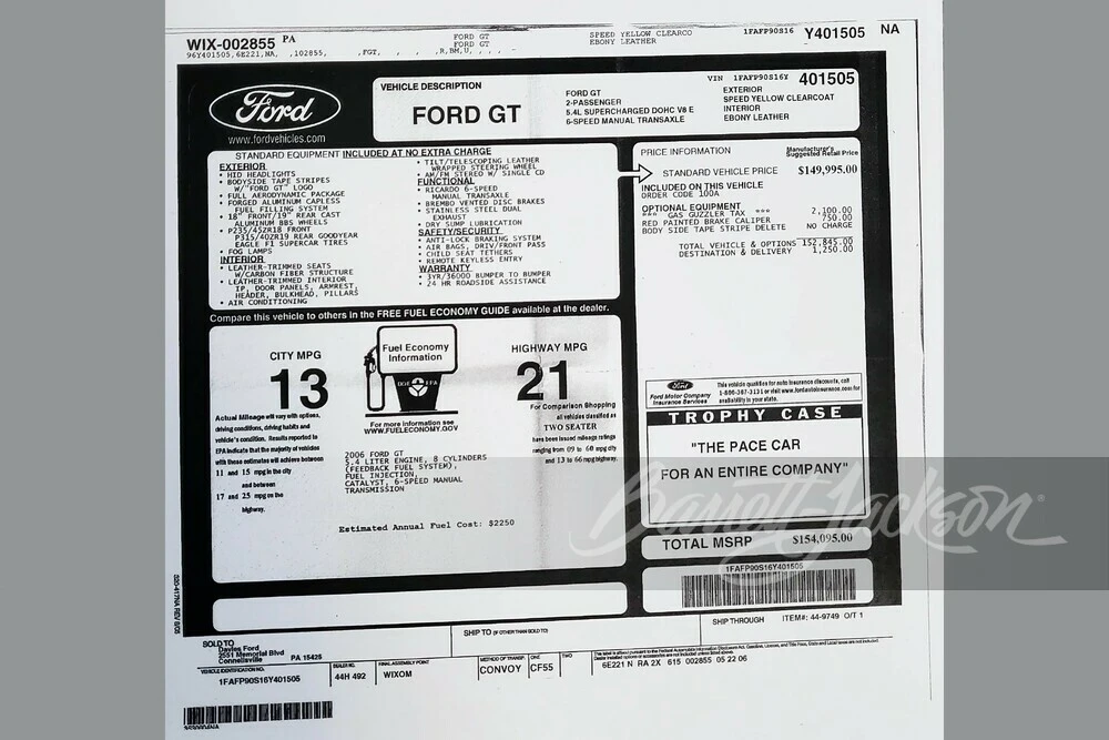 2006 Ford GT 1st Gen - Image 6 of 25