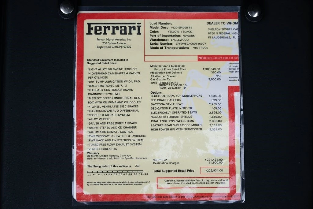 2006 Ferrari F430 Spider - Image 17 of 21