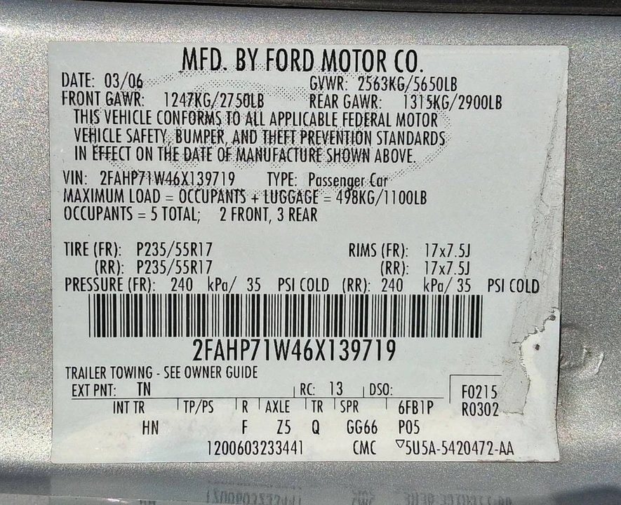 2006 Ford Crown Victoria - Image 7 of 21