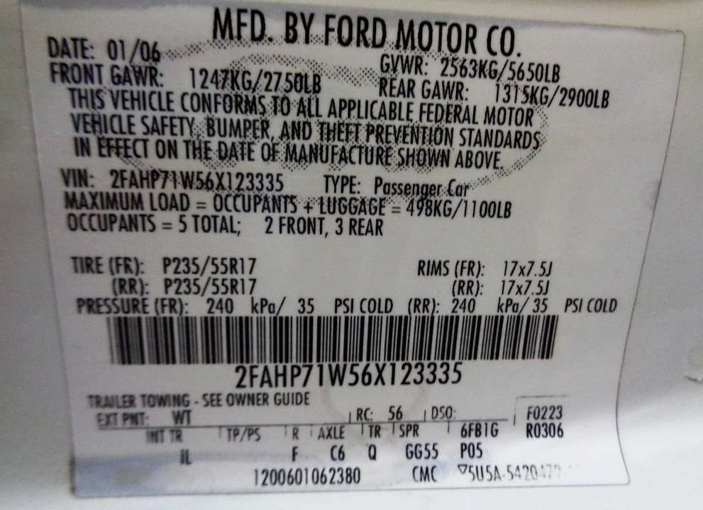 2006 Ford Crown Victoria - Image 16 of 19