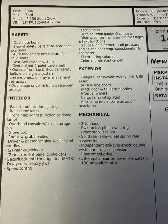 2006 Ford F-150 11th Gen - Image 15 of 20