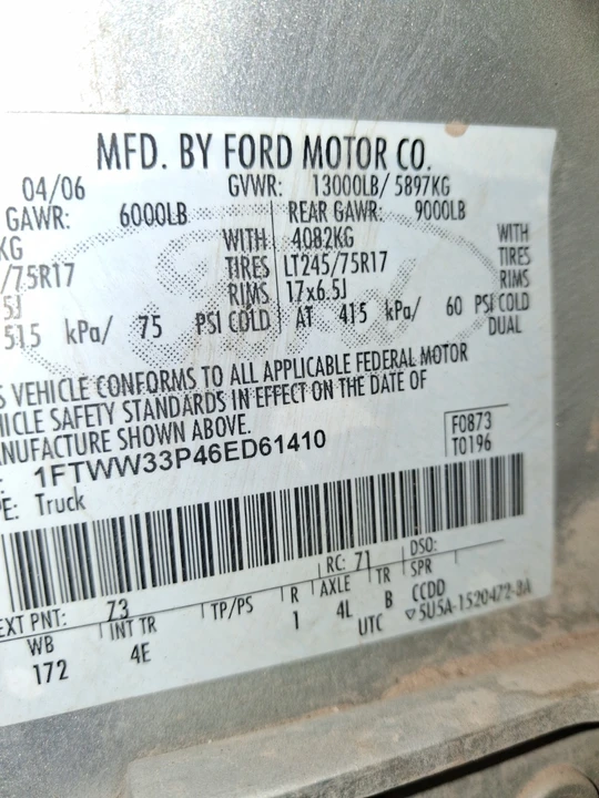 2006 Ford Super Duty 1st Gen - Image 5 of 13