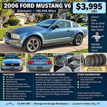 2006 Ford Mustang GT Coupe 2D
