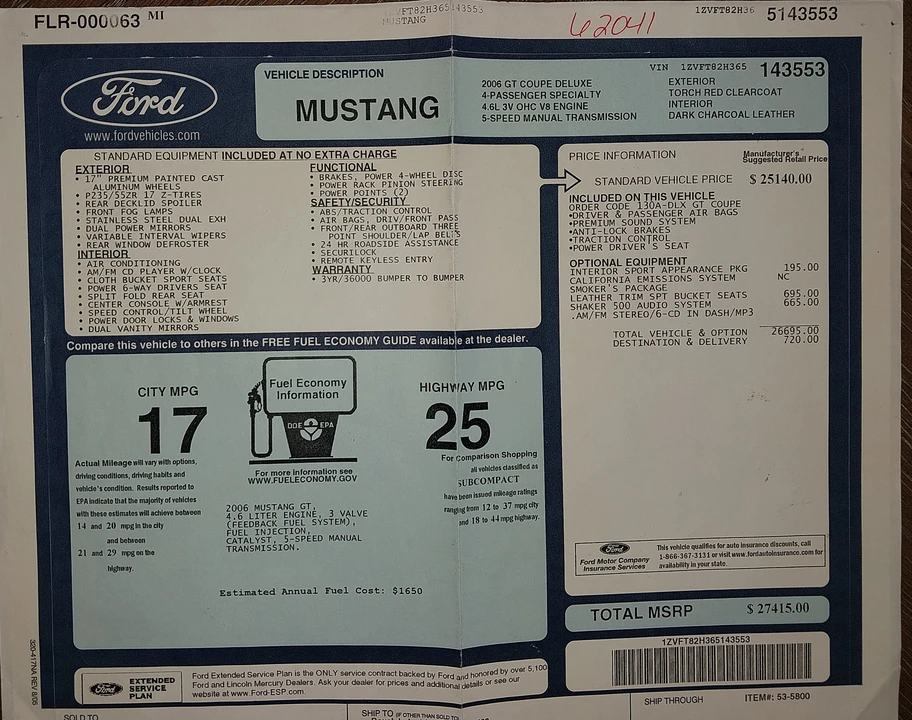 2006 Ford S197 Mustang - Image 12 of 15