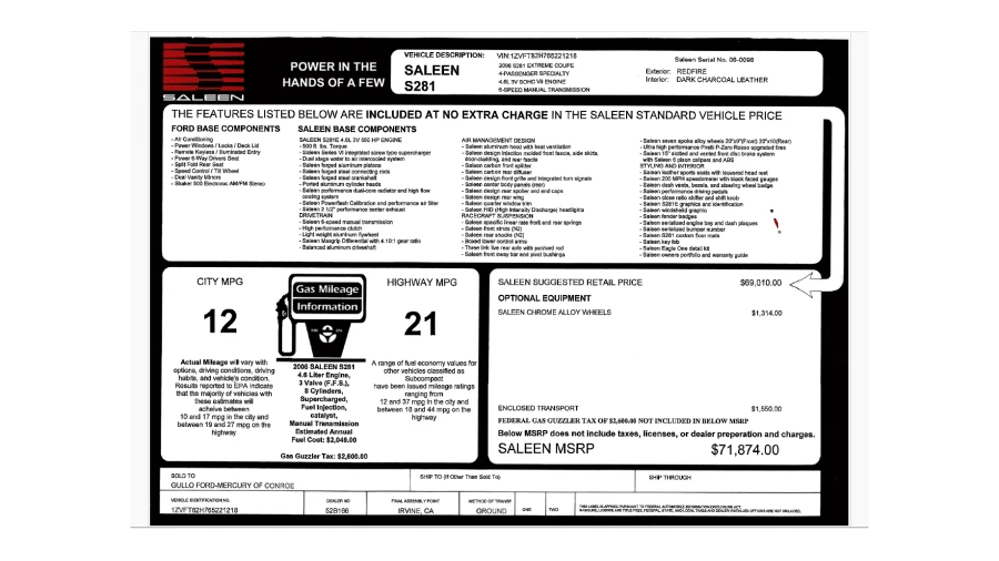 2006 Ford S197 Mustang - Image 13 of 14