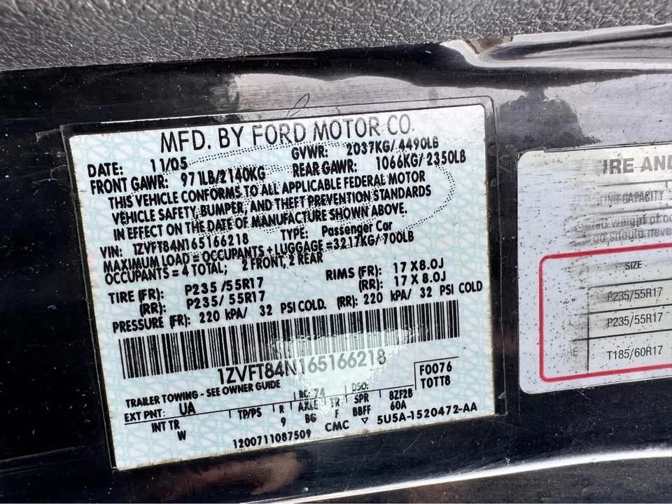 2006 Ford S197 Mustang - Image 10 of 13