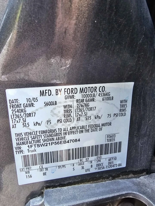 2006 Ford Super Duty 1st Gen - Image 4 of 15