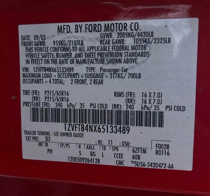 2006 Ford S197 Mustang - Image 12 of 13