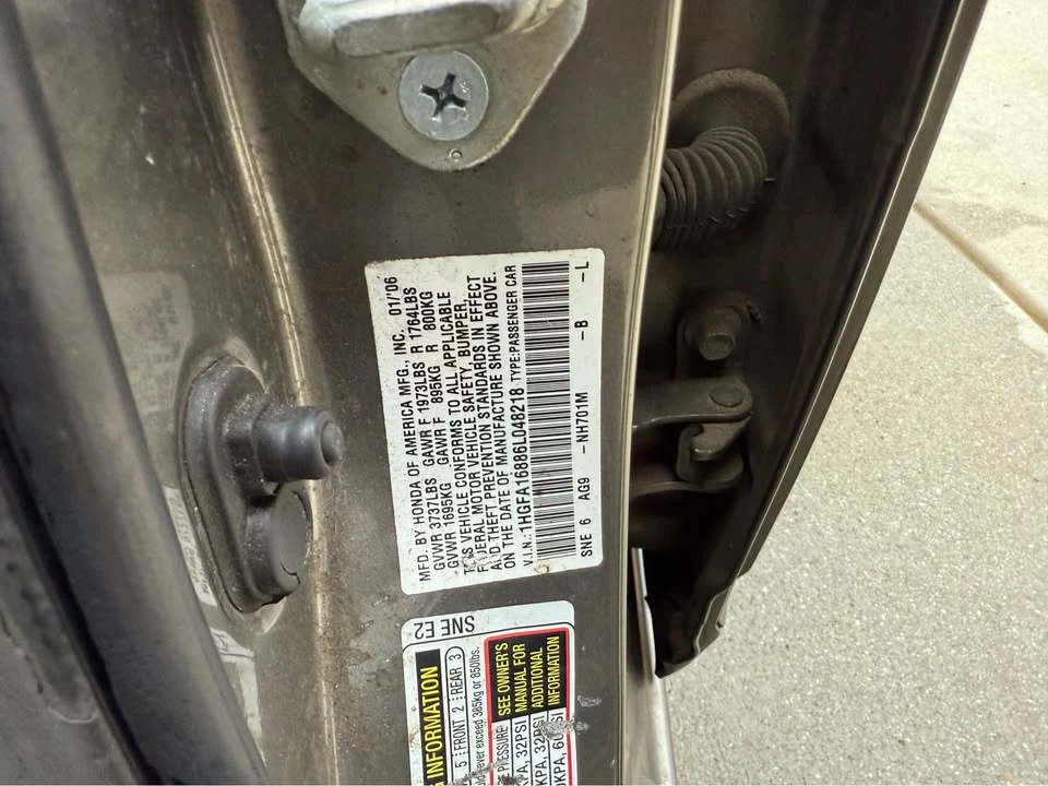 2006 Honda Civic 8th Gen - Image 6 of 6