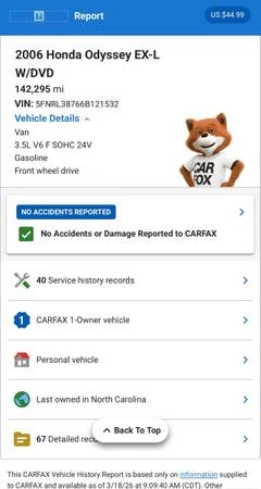 2006 Honda Odyssey - Image 14 of 15