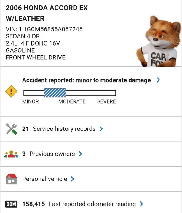 2006 Honda Accord 7th Gen - Image 9 of 9