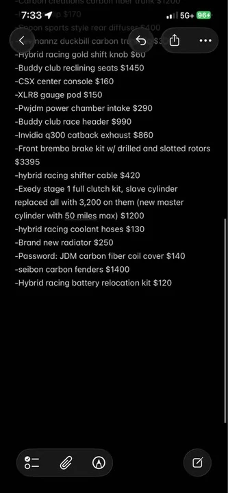 2006 Honda Civic Si 8th Gen - Image 7 of 7
